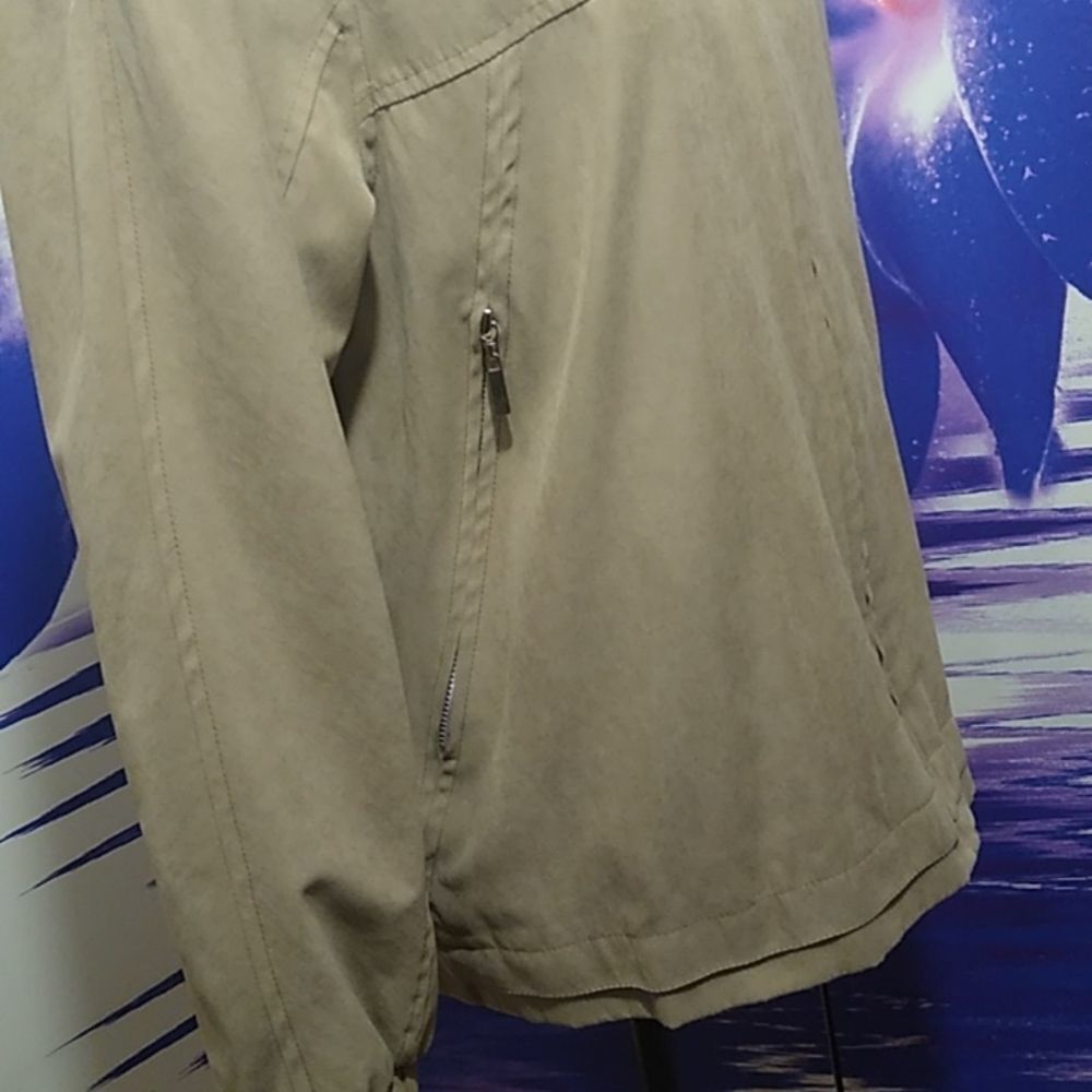 Mulberry Street Med Tan/Cream Jacket. Fully Lined. - Picture 4 of 8